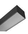 60cm Kontorlampe, Justerbar Watt og CCT - 3 lyskulører, 10W/15W/20W, 5 års garanti, sort