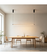 86cm dæmpbar spisebordslampe - Sort, 11W LED, inkl. wireophæng