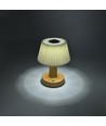 Opladelig LED bordlampe - Stof, touch dæmpbar, CCT, IP20