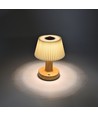 Opladelig LED bordlampe - Stof, touch dæmpbar, CCT, IP20