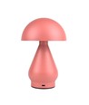 Opladelig LED bordlampe - Pink, Ø15cm, 22cm høj, touch dæmpbar, 3i1, IP20 indendørs