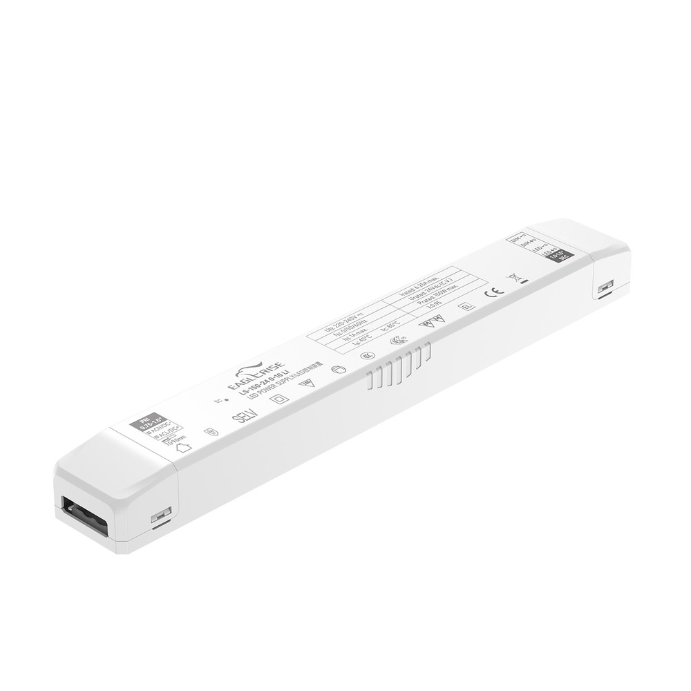 Eaglerise 150W / 24V DC dæmpbar strømforsyning - 6.25A, IP20, 0-10V, flicker free