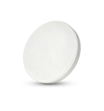 Genopladelig LED loftslampe med sensor - Mikrobølgesensor, Ø20cm, 6W, CCT, Hvid