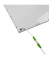 60x60 LED panel 36W Triac dæmpbar - Højde:10mm, 116lm/w, UGR19, RA92, hvid kant