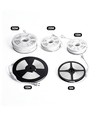5m 9W/m Lilla Slim COB strip - 230V, IP67 vandtæt, 296 LED, kan klippes for hver 10cm