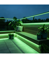5m 9W/m Grøn Slim COB strip - 230V, IP67 vandtæt, 296 LED, kan klippes for hver 10cm