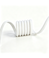 5m 9W/m Rød Slim COB strip - 230V, IP67 vandtæt, 296 LED, kan klippes for hver 10cm
