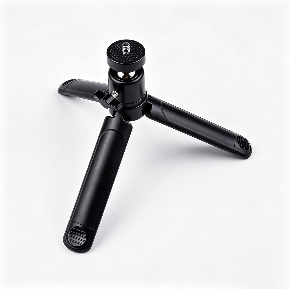 11-17cm Tripod stativ til lys, fotografi justerbar top