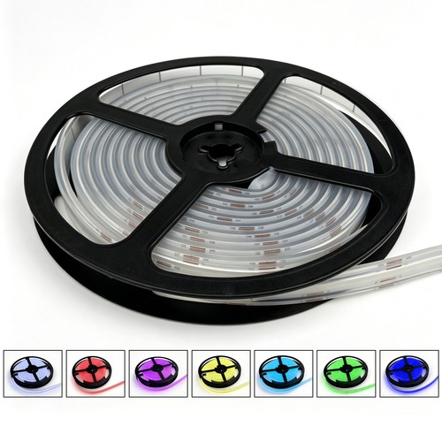 10m 13W/m RGB Dotless COB-LED strip - 24V DC, IP67, 576 LED pr. meter