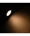7W RA96 CCT + DimToWarm indbygningsspot til isolering - Dæmpbar, Hul: Ø6,8 cm, Mål: Ø9,3 cm, børstet stål