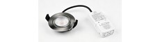 7W Ø8,3cm DimToWarm+CCT indbygningsspot dæmpbar RA96 - Hul: Ø6,8 cm, Mål: Ø8,3 cm, Børstet stål