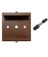 FYRON Bollard havelampe, Coffee - E27, 61 cm, IP54 udendørs, pullert