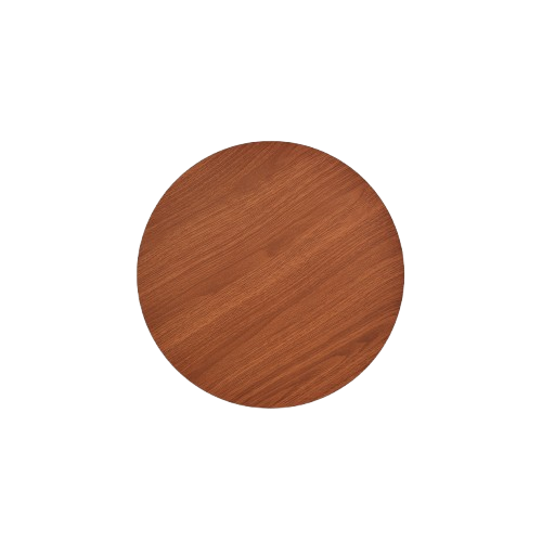 Ø30cm væglampe - Mørkt træ, 6W, 2700K, IP20