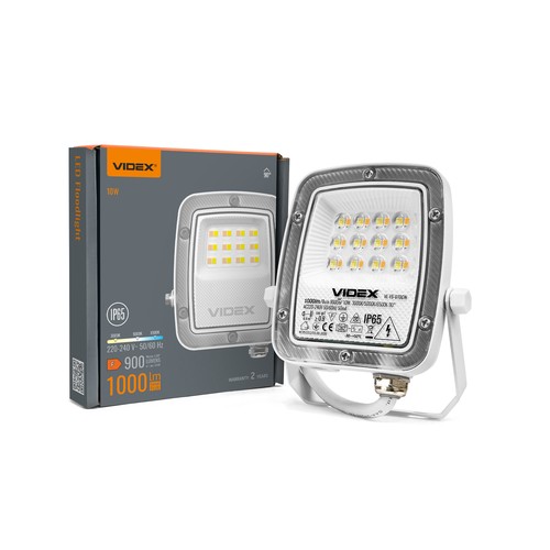 10W CCT LED projektør - IP65, udendørs, arbejdslampe