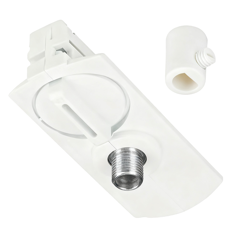 Lampeholder til 1-faset skinner - Hvid, 1F2W