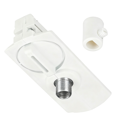 Lampeholder til 1-faset skinner - Hvid, 1F2W