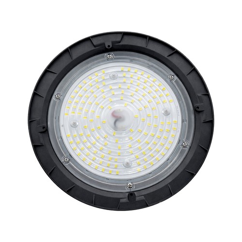 220x135mm Plateo 4 High Bay 100W - neutral hvid 230V 90° IP65 IK09 sort, med effektjustering 0-10V