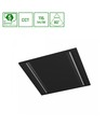 40W Algine Line CCT LED panel - Sort, justerbar lyskulør, 230V