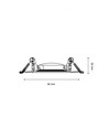 MR16 eller GU10 Downlight - Uden lyskilde og fatning, sort, Hul: Ø7,5 cm