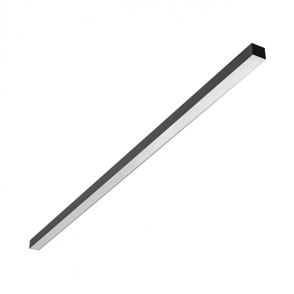 150cm Kontorlampe, 50W, CCT - 3 lyskulører, UGR19, 5 års garanti, sort - Dæmpbar : Ikke dæmpbar