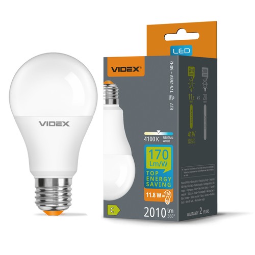 E27 11,8W LED pære - A60, neutral hvid
