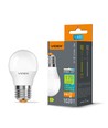 E27 6W LED kronepære - G45, neutral hvid