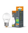 E27 4,9W LED kronepære - G45, neutral hvid