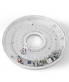 Loftslampe med bevægelsessensor - 20W, 5CCT, hvid kant