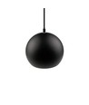 GLOBE Sort Ø20cm pendel - E27 fatning, 2m ledning, Metal