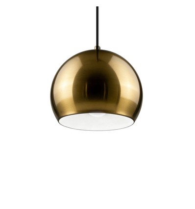 Globe Messing Ø20cm pendel - E27 fatning, 2m ledning, Metal