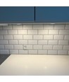 3 stk. Reco68 møbelspot dæmpbar, børstet stål - Vælg RF/WiFi/Zigbee strømforsyning (fjernbetj. medfølger)