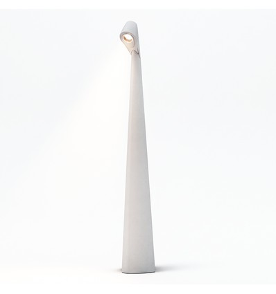 Genopladelig LED bordlampe - Hvid, inde/ude, 3-trins dæmpbar, IP44, 40 cm