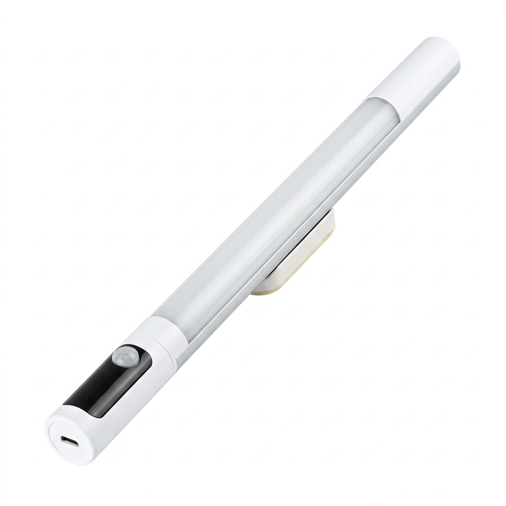 Genopladelig skabsbelysning - 38cm, hvid, PIR sensor, CCT, LCD display - Kulør : CCT (Varm til Kold Hvid)