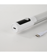 Genopladelig skabsbelysning - 38cm, hvid, PIR sensor, CCT, LCD display