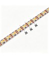 10m 9W/m CCT LED strip RA95 - 24V DC, 400 LED pr. meter, 8mm bred, 2m kabel
