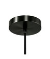 MALM E14 sort cylinder pendel - 2m ledning, med roset, uden lyskilde.