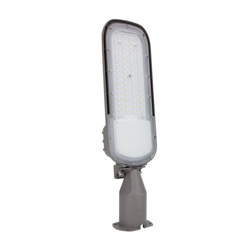 50W LED gadelampe - Ø60 mm, IP65, IK09, grå, 5 års garanti