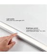 120cm LED touch skabsbelysning - 12V DC, 8W