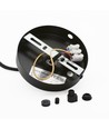 GLOBE Sort Ø20cm pendel - E27 fatning, 2m ledning, Metal