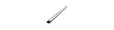 Batteri skabsbelysning - 80cm, Sort, PIR sensor, genopladelig