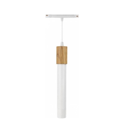 12W System Shift Hangit Wood LED pendel - CCT switch, 25°, hvid, 90cm kabel