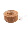 Brun Ø40cm pendel - E27 fatning, 2m ledning, papirsnor
