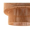 SNOR Brun Ø40cm pendel - E27 fatning, 2m ledning, flettet papirsnor