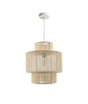 SNOR Beige Ø30cm pendel - E27 fatning, 2m ledning, flettet papirsnor