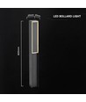 V-Tac 24W LED pullertlampe, 80cm - IP54, 3000K, udendørs