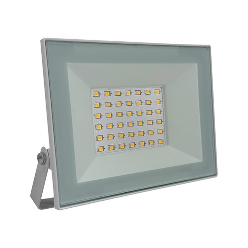 V-Tac 30W LED projektør - Hvidt hus, 4000K