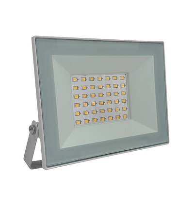 V-Tac 30W LED projektør - Hvidt hus, 4000K