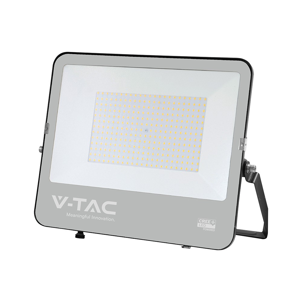 200W LED projektør - 185lm/W, CREE chip, 4000K, sort, 6 års garanti - Kulør : Neutral