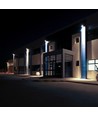 V-Tac 30W Slimline LED projektør - Sort hus, 4000K