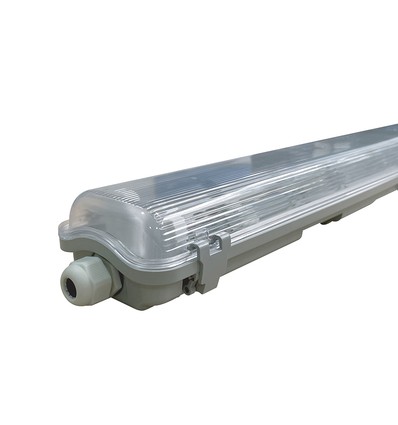 V-Tac 120cm vandtæt T8 LED armatur - Til 2x 120cm LED rør, IP65